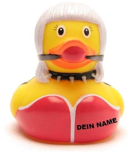 DUCKSHOP Badeenten - personalisierbar (Ente SM-Bondage)
