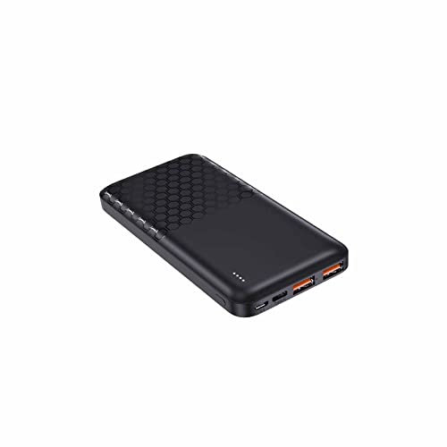 portable charger 30000mAh Pack Portable Charger USB C Slim Type C Battery Bank with 3 Input & 4 iSmart Output with Tablets and More