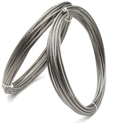 CEHJZQRPL Wire Rope, Steel Wire Rope，Wire Rope 7x19 Strand 1mm 6mm Core Wire(4.0mm)