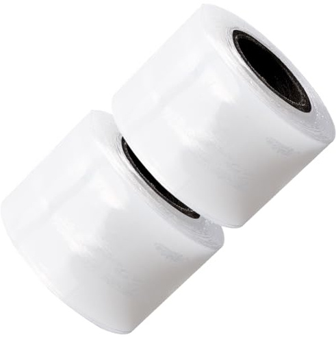 CREATCABIN 2rouleau Film Étirable 4cm X 400 m Film Étirable Rétractable Film Rétractable Plastique Durable Rouleau Film Rétractable Film Étirable Robuste pour Cosmétiques Emballage Voyage Déménagement