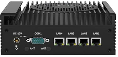 PcZinophyte Firewall Mini PC 12. Gen i3 N305 Soft Router 4X i226-V 2.5G DDR5 2*COM 2*HDMI Industrie Computer Effiziente Kühlung