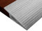 Rubber Threshold Ramp,Self Adhesive Floor Transition Strip,Floor Threshold Transition Strip,for DoorFloorWheelchair Ramp Edge-Reducer Threshold-Transition-Strip (Grey Wood Grain, 7cm x 1.5cm x 1m)