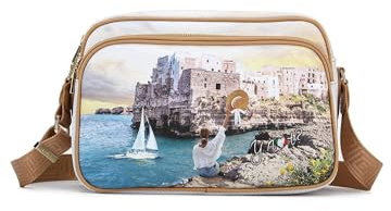 Ynot? Umhängetasche Yes Bag Stadtdruck, Polignano Coast, Einheitsgröße