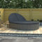 Xichuzi Doppel-Sonnenliege mit Kissen Poly Rattan Grau, Gartenliege, Liegestuhl, Sonnenstuhl, Sonneninsel Outdoor, Liegen, Gartenmöbel, Bäderliege, Relaxliege - 318161