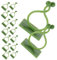 SOIMISS Lot de 120 Clips De Fixation pour Plantes Vertes Clips De Fixation pour Tiges De Jardin Clips De Fixation Réglables pour Rosiers Grimpants Clips De Fixation pour Orchidées De