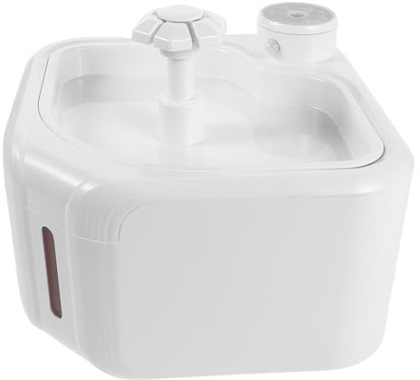 MINAOLULUS Fontaine à Eau Automatique Blanche pour Animaux de Compagnie Station d 39 Abreuvement Silencieuse Compatible Chats et Chiens Fontaine Filtrante Intérieure avec Capteur Intelligent