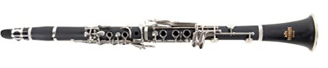 Roy Benson Bb-Klarinette CB-218 (mit Boehm-System, Ebonite-Korpus, Neusilber-Versilberte Mechanik, inklusive Pflegezubehör und Rechtecketui, mit Rucksackgarnitur)