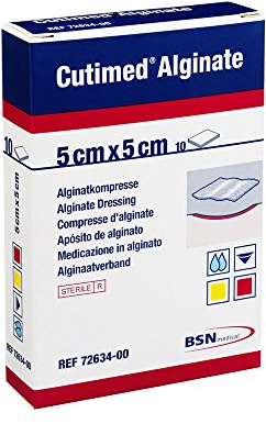 Cutimed Alginate Alginatkompressen 5x5 cm