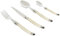 Laguiole Production 24-teiliges Besteckset, Edelstahl ABS, Elfenbein