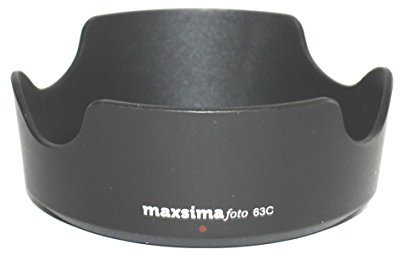 Maxsimafoto® - EW-63C Compatible Lens Hood for CAN0N EF-S 18-55mm STM lenses 100D SL1 550D 600D 650D 700D.