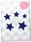 Bügelbild 5 Sterne 4 cm bis 2 cm Flockfolie kleine Aufbügler Applikationen Bügelsticker für Stoffe Textilien Kinder zum Aufbügeln Flicken, Farbe:marine (sehr dunkel)