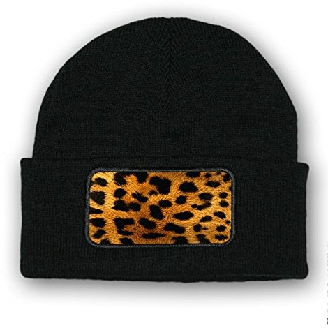 Copytec Mütze/Beenie - Leopardenfell Leopard Leo Animal Print Tiere Wildnis Katze Tiger #11079
