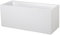 EDA Plastiques Jardinière GRAPHIT blanc cérusé - 99,5 x 39 x 43 - 98 L