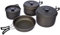 Campingaz Campinggeschirr Trekking-Geschirrset aus Aluminium, DREI Töpfen 2.3, 1.5, 1 Liter, 16 x 20 cm, Grau, 8-teiliges
