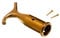 SASH WINDOW BLIND POLE HOOK POLISHED SOLID BRASS ( pack of 2 )
