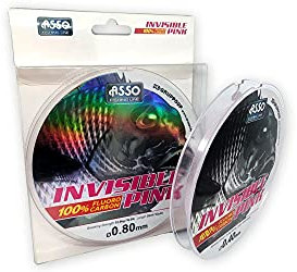 Filo da Pesca FLUOROCARBON - Asso Invisible Pink 30m (0.70 mm)