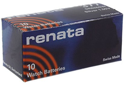 Renata Uhren Batterien für Night Star, 396, Renata Swiss Watch And Clock Batteries - In Boxes Of 10 - Each Battery Individually Packed, 1