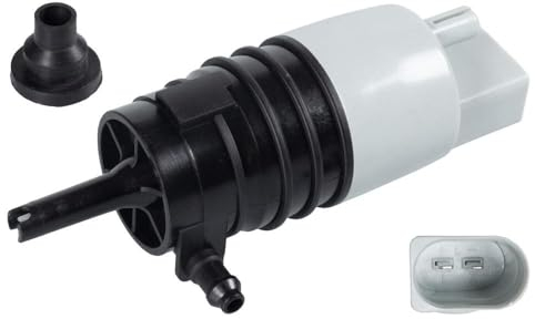 Febi bilstein 107383 Pompa acqua di lavaggio per parabrezza con anello di tenuta, 1 pezzo