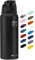 Fanhaw 600 ml Insulated Stainless Steel Water Bottle with 1 Lid (Chug Lid) - For Kids, Women, Men | Leak & Sweat Proof with Anti-Dust Lid (Black)