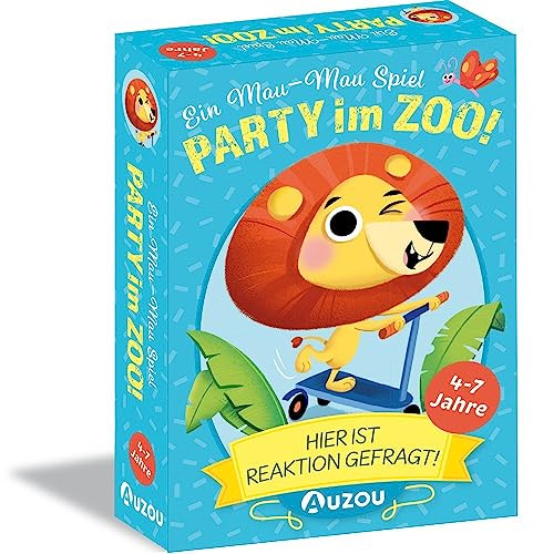 AUZOU Party im Zoo - EIN Mau-Mau-Spiel, Beobachtung und Reaktion