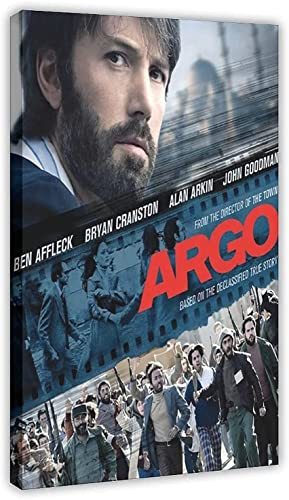 Shenywell Leinwand Bedrucken Classic Movie Poster Argo 3 Wall Art Decor Print Bilder für Wohnzimmer Schlafzimmer Living 60x90cm Kein Rahmen