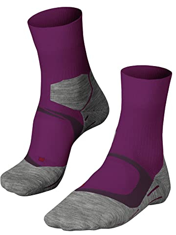FALKE Damen Laufsocken RU4 Endurance Cool, Funktionsgarn, 1 Paar, Rot (Radiant Orchid 8692), 35-36