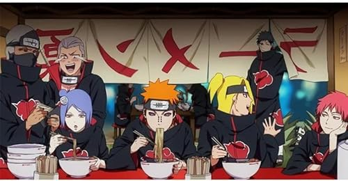 Wandbild Tapeten Anime NARUTO Tapete Cartoon Kinderzimmer Hintergrundbild Wandbild Spielhalle Internetcafé Film- und Fernsehtapete Dekoration