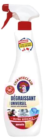 Chanteclair - Spray Dégraissant Universel Marseille Nettoyant, Idéaux sur Tout, Efficaces Partout, Fonctionne Tête en Bas - 600 ml