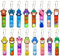 Steemjoey 16 PCS Mini Pop Push It Fidget Jouet Porte-clés, Coloré Silicone Squeeze Pop Bubble Fidget Bulk Jouets Sensoriels, Mini Décompression du Bout des Doigts, pour ADD, TDAH, Enfants Adultes