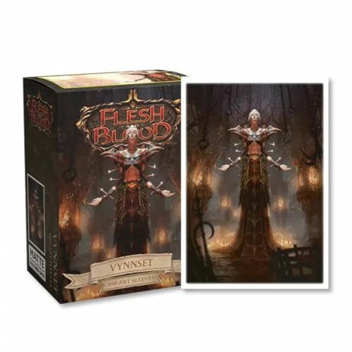 Dragon Shield | Flesh & Blood Art Sleeves | 100 CT - Smooth & Tough Premium TCG Sleeves | Compatible with Pokemon, One Piece & Magic the Gathering | Vynnset