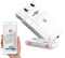 REMOCK - KIT de seguridad y conexión: Cerradura invisible Remock PRO en color Blanco con 4 mandos a distancia más dispositivo de conexión móvil Remock NET.