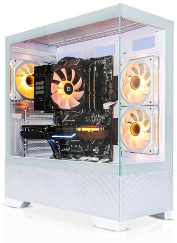 SYSTEMTREFF Gaming PC - Intel Core i5-14400F - RTX 5060 Ti 16GB | Intel 6-Kern CPU bis 4.7 GHz, 32GB DDR4, 1TB M.2 NVMe SSD, Nvidia Grafik WLAN, Windows 11, für Gaming, Streaming