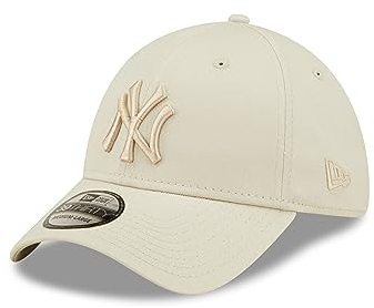 New Era New York Yankees MLB Basecap 39Thirty Teamlogo Kappe Cap Hut gebogener Schirm Tonal geschlossen beige - M - L
