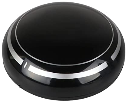 Générique Mini Balayeuse Aspirateur Rechargeable Intelligent Nettoyeur Automatique Paresseux Aspirateur Lavant Et Aspirant Terrasse (Black, A)