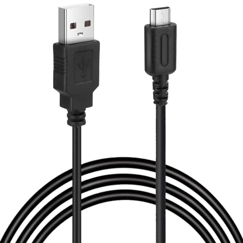Jinpojun Cavo di USB Ricarica per Nintendo DS Lite, 1.2 m, Materiale TPE, Resistente all'Usura e Durevole