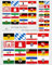 beihaasnatuerlich Wappen Aufkleber Set Deutschland BUNDESLÄNDER - 48 Sticker Länderfahnen 2 Bögen - UV beständig - wasserfest - Größe 5 x 3 cm - für Modellbau, Koffer, Dekoration