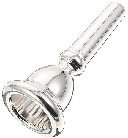 SHOWERORO Euphonium Mundstück als Ersatz für Tuba Zubehör Kupfer Versilbert für Anfänger und Studenten Sitz
