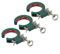 EXTRWORY 3Pcs Cable Tray Roller,Wire Tray Pulling Roller,Cable Pulley Tray Wiring,Wire Guide Clamp Auxiliary Tool Cable Pulley Decoration (dark green)