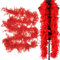 Federboa Einfarbig | Flauschige Feder Boa | 2M Bunte Feder Boa | Federstola Federschal Kostüm Accessoire | Feder Boas Zubehör | Feather Boas Dekorieren