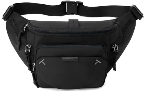 Eclove Bauchtasche für Herren und Damen, Gürteltasche wasserdichte mit Verstellbarem Gurt, Mehreren Fächern, Outdoor Sport Hüfttasche für Laufen, Wandern, Joggen, Radfahren und Reisen