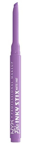 NYX Professional Makeup Wasserfester Cream Gel Eyeliner, Bis zu 24 Stunden Halt, Epic Inky Stix, Farbe: Lavender!