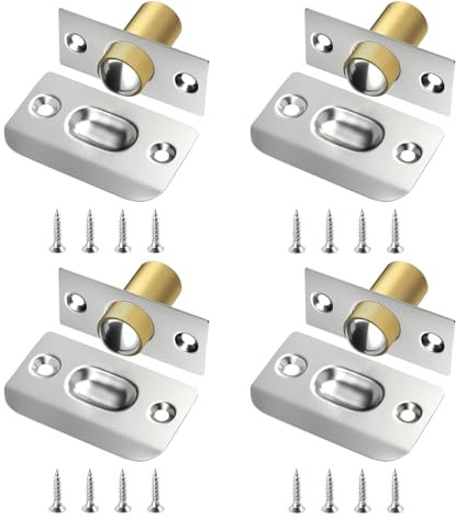 4 Pcs Spring Ball Bearing Door Catch, Adjustable Roller Latch