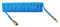 Schneider D770137 Druckluft-Spiralschlauch 8 x 1 mm, 7.5 m, blau