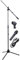 Microphone Stand Kit Containing a dynamic microphone, mic holder, mic stand and boom arm 3M XLR to Jack lead