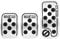 Sparco SPC0406BK ALUMINIUM RACING-PEDALE MIT Rutschfestem Gummi, Schwarz