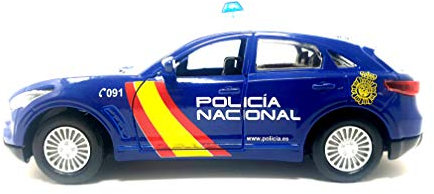 PLAYJOCS Coche Policía Nacional GT-0233 Coche metálico Juguete para niños y coleccionistas.