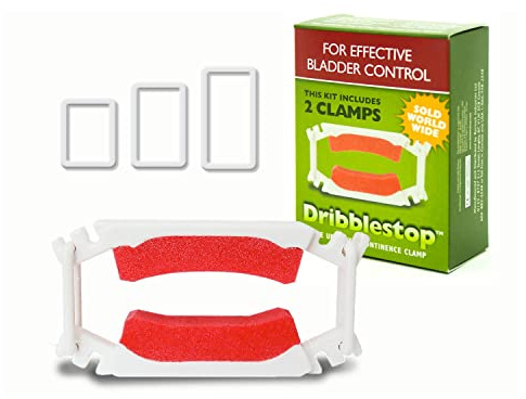 Dribblestop Male Urinary Incontinence Clamp - 2 Pack