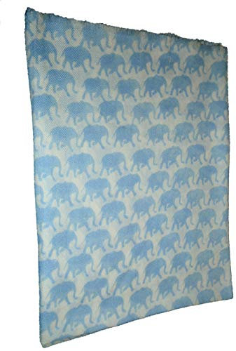 Kaschmir Schal, Tuch 65 x 75 cm, hellblau