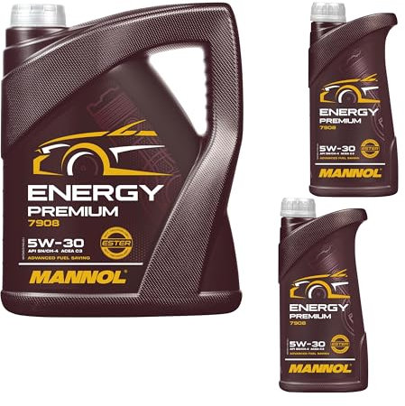 7 Liter Original MANNOL Energy Premium 5W-30 API SN/CF Motoröl Engine Oil Öl
