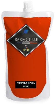 Peinture Rouge Vif Acrylique Tutti A Casa - Aspect Satin - Peinture Mur, Plafond, Boiserie & Balcon - Lessivable - Séchage En 30 min - COV A+ - Fabriquée En France - 750 ml - BARBOUILLE